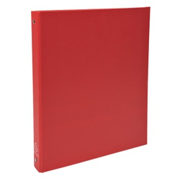 [102338] Raccoglitore foderato polipropilene 4 anelli 30mm A4 rosso 51375E Exacompta