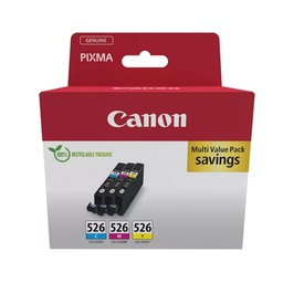 [CANCLI526MP] Canon Cartuccia CLI-526 C/M/Y MULTIPACK