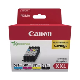 [CANCLI581XXL] Canon Cartuccia CLI-581 XXL BK/C/M/Y