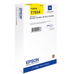 [EPST75544N] TANICA INCHIOSTRO A PIGMENTI GIALLO EPSON DURABRITE ULTRA,XL WF-8xxx