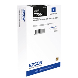 [EPST75614N] TANICA INCHIOSTRO A PIGMENTI NERO EPSON DURABRITE ULTRA, L WF-8xxx Series