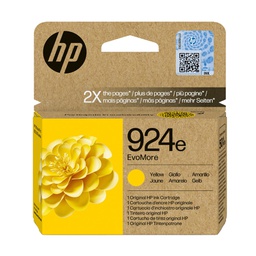 [HP4K0U9NE] Hp Cartuccia Ink Giallo_ 924e EvoMore_800 pag