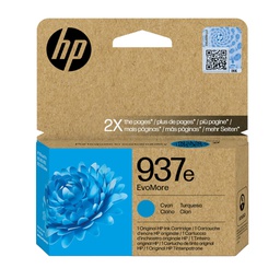 [HP4S6W6NE] Hp Cartuccia Ink Ciano _ 937e EvoMore_1.650 pag