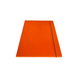 [STL5304] Cartella c/elastico tondo arancio dorso 1cm Starline