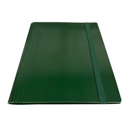 [STL5402] Cartella c/elastico piatto verde dorso variabile Starline