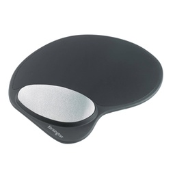 [102307] Memory Gel Tappetino per mouse e poggiapolsi integrato Nero-Kensington