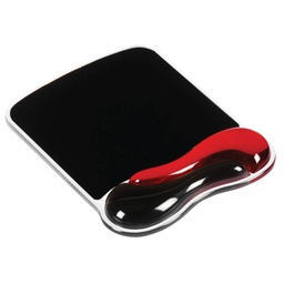 [102309] Duo Gel Tappetino per mouse rosso/fumo-Kensington