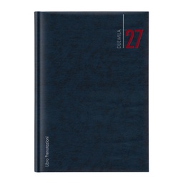 [100838] Libro prenotazioni ristorante 2027 dim.21x30cm cop.similpelle imbottita blu