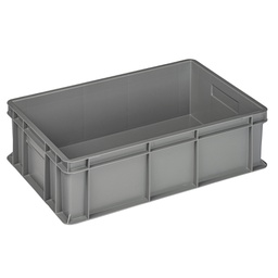 [102651] Cassa industriale Europa 60x40x17cm 32L grigio Mobil Plastic