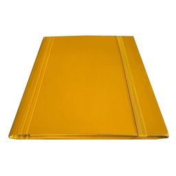 [STL5403] Cartella c/elastico piatto giallo dorso variabile Starline