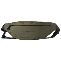 [102587] Marsupio Drop gomma antipioggia dim. 37x14x5cm verde InTempo