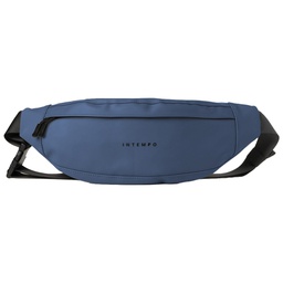 [102588] Marsupio Drop gomma antipioggia dim. 37x14x5cm blu InTempo