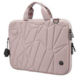 [102733] Borsa porta notebook 16'' Vacallo rosa cipria Swiss