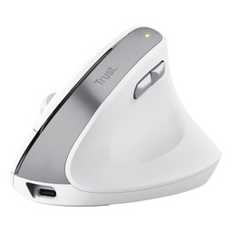 [102849] Mouse Ergonomico Bayo II wireless Bianco -Trust