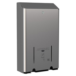 [102857] Dispenser per assorbenti Artemis 2 colonne acciaio inox lucido Mar Plast