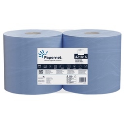 [102884] BOBINA INDUSTRIALE BLU MICROGOFFRATO 500 strappi - 150mt