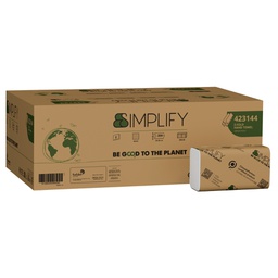 [102972] Pacco 200 asciugamani piegati a Z H24 x 20,3cm SIMPLIFY Papernet