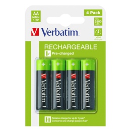 [VERB49517] Verbatim 4 Batterie /HR6 AA Ricaricabili