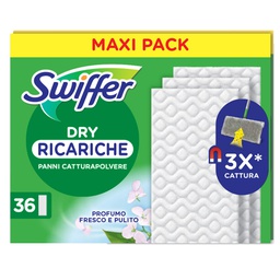 [103044] Swiffer Dry - SCATOLA 36 PANNI RICARICA USAGETTA