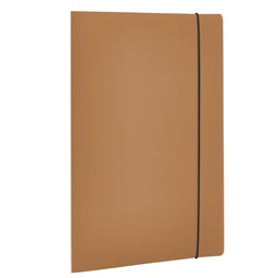[103161] Cartella 3 Lembi HOLOS in PP marrone 25x35cm Fellowes