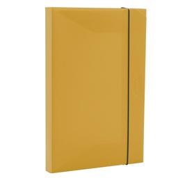 [103165] Cartella progetto HOLOS dorso 3cm in PP giallo sabbia 34,5x23,5x3cm Fellowes