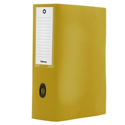 [103172] Scatola progetto plus HOLOS dorso 10cm in PP giallo sabbia 25x35x10cm Fellowes