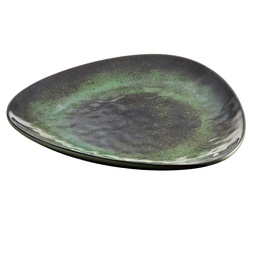 [103184] Piatto triangolare Linea Amazzonia 19,2x2,5cm melamina Leone