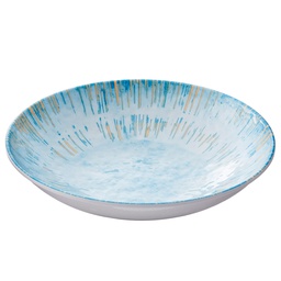 [103205] Piatto fondo Linea Oceano D24x5cm melamina Leone