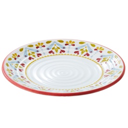[103221] Piatto piano Linea CorfU' D35,5x3cm melamina Leone
