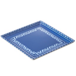 [103240] Piatto quadrato Linea Itaca 17x17x2cm melamina Leone