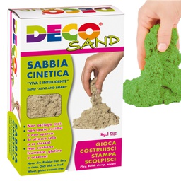 [103110] Sabbia cinetica Deco Sand 1 kg verde  DECO