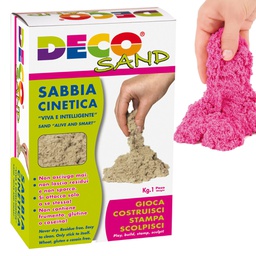 [103111] Sabbia cinetica Deco Sand 1 kg fucsia  DECO