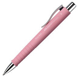 [103389] Penna a sfera 0,7mm Poly Ball Urban fusto rose Faber Castell