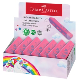 [103393] Expo 15 gomma triangolare unicorno colori assortiti Faber Castell