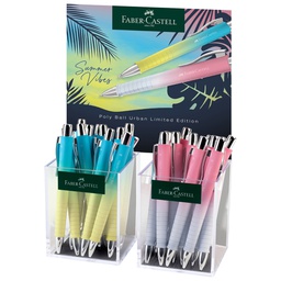 [103398] Expo 24 penne a sfera Poly Ball Urban Summer colori assortiti  Faber Castell