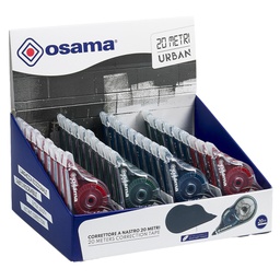 [103470] Display 36pz Correttore a nastro 20 Metri 5mmx20mt involucro colori ass. Urban O