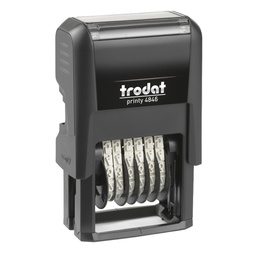 [103072] Timbro Printy 4.0 Eco 4846 NUMERATORE 6cifre 4mm autoinchiostrante TRODAT