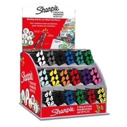 [103538] Expo 144 marcatori acrilici colori e punte assortiti Sharpie