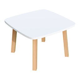 [102786] Tavolino attesa Woody bianco Paperflow