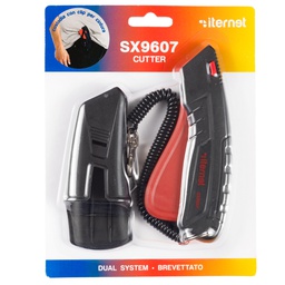 [103635] Cutter di sicurezza professionale SX-9607 con custodia Iternet
