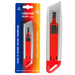 [103638] Cutter SX 12N in acciaio con lama a rientro automatico Iternet
