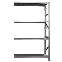 [103656] Kit estensione per scaffale industriale in acciaio 120x50cm H200cm Tecnotelai