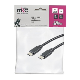 [103603] Cavo USB 3.0 100W 5Mbps con connettori C-C - 4mt