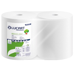 [103627] Bobina Asciugatutto 800 strappi / 312mt microgoffrata Eco 800 Joint Lucart