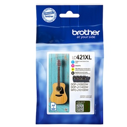 [BROLC421XLVAL] Brother Kit 4 cartucce BK/C/M/Y da 500 pag cad