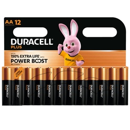 [103669] Blister 12 pile Duracell PLUS POWERBOOST - AA Stilo