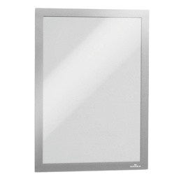 [103365] Conf.10 Cornici adesive Duraframe® A4 21x29,7cm argento Durable