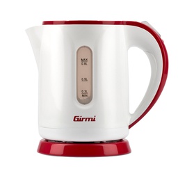 [103820] Bollitore elettrico 800ml bianco/rosso Girmi