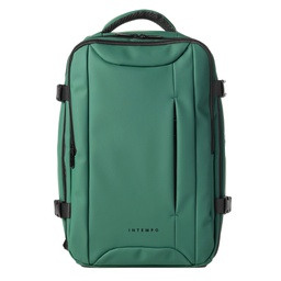 [103967] Zaino Cabin Bag Drop2Go gomma antipioggia dim. 25x20x40cm verde InTempo