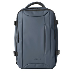 [103970] Zaino Cabin Bag Drop2Go gomma antipioggia dim. 25x20x40cm blu InTempo